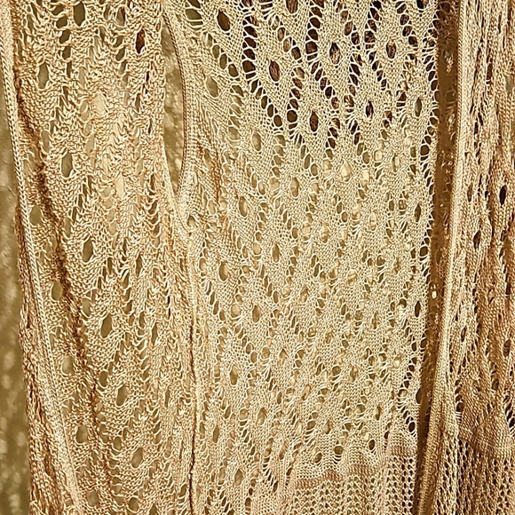 Rue 21 Boho Cover Up Kimono Shawl with Hood - Picture 4 of 6